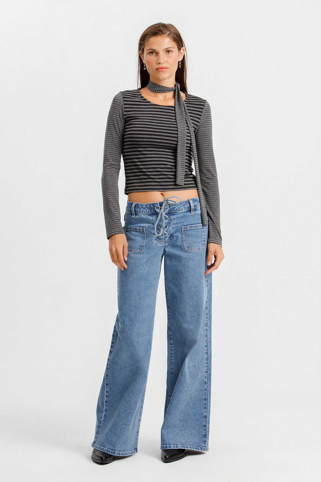 JEANS WIDELEG BOLSILLOS LAZADA