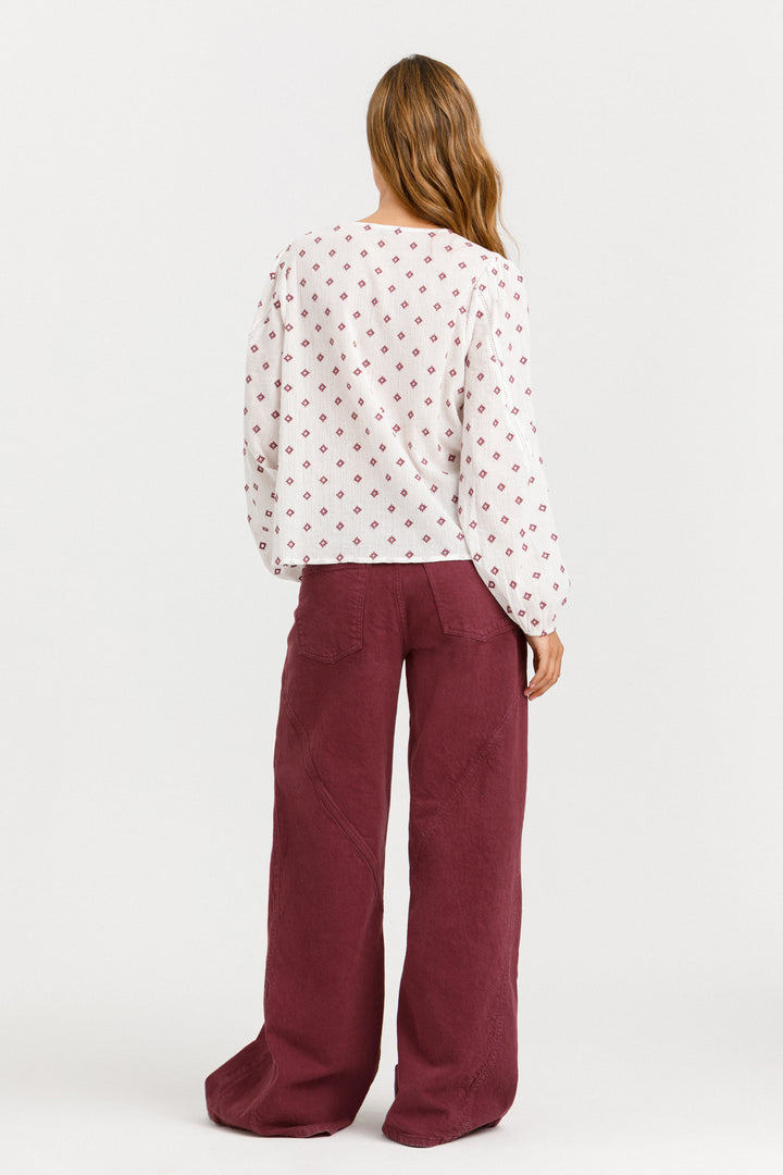 JEANS WIDELEG CORTES
