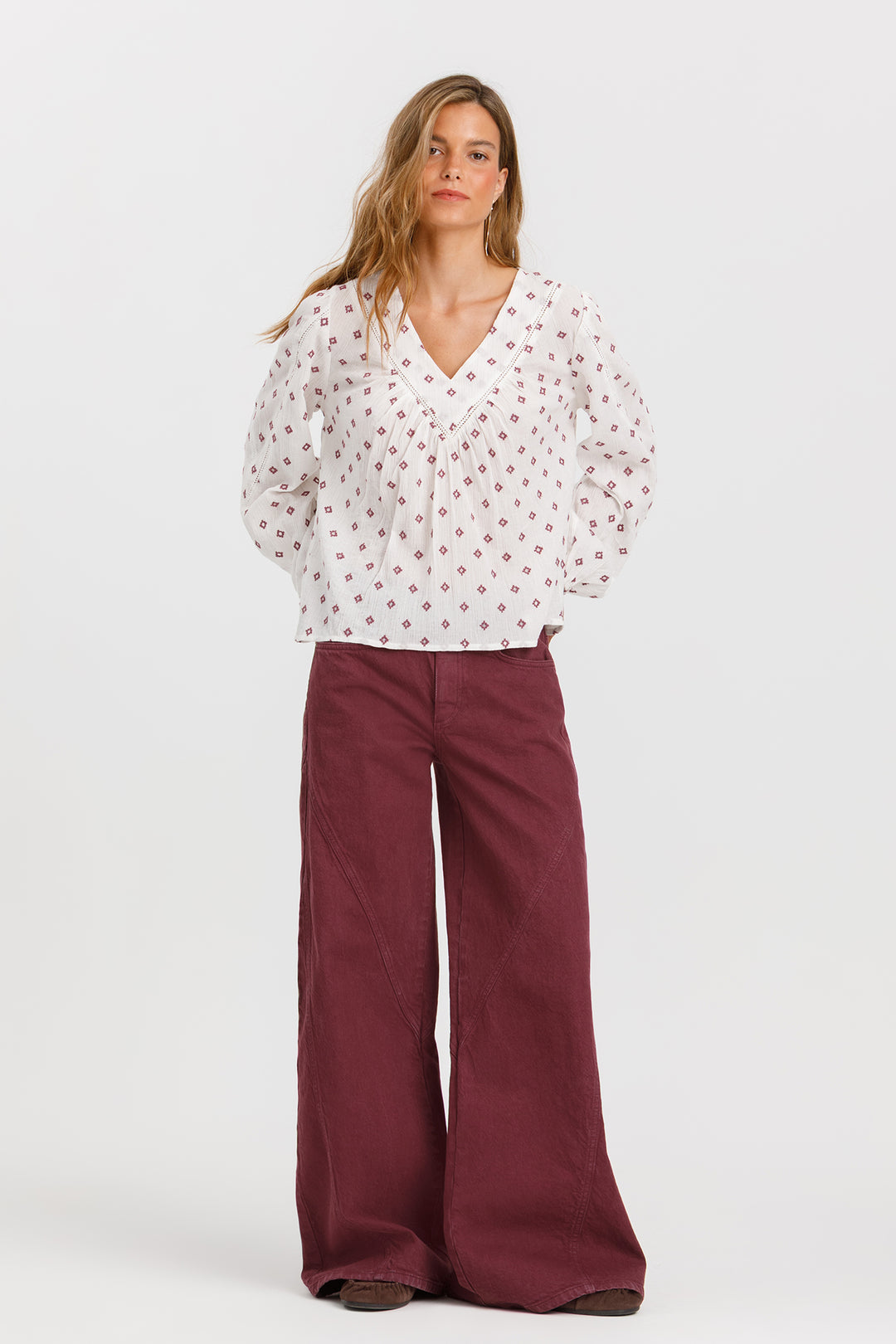 JEANS WIDELEG CORTES