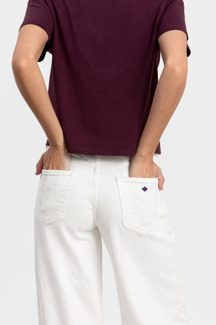 JEANS WIDELEG LAZADA DETALLE CUERDAS