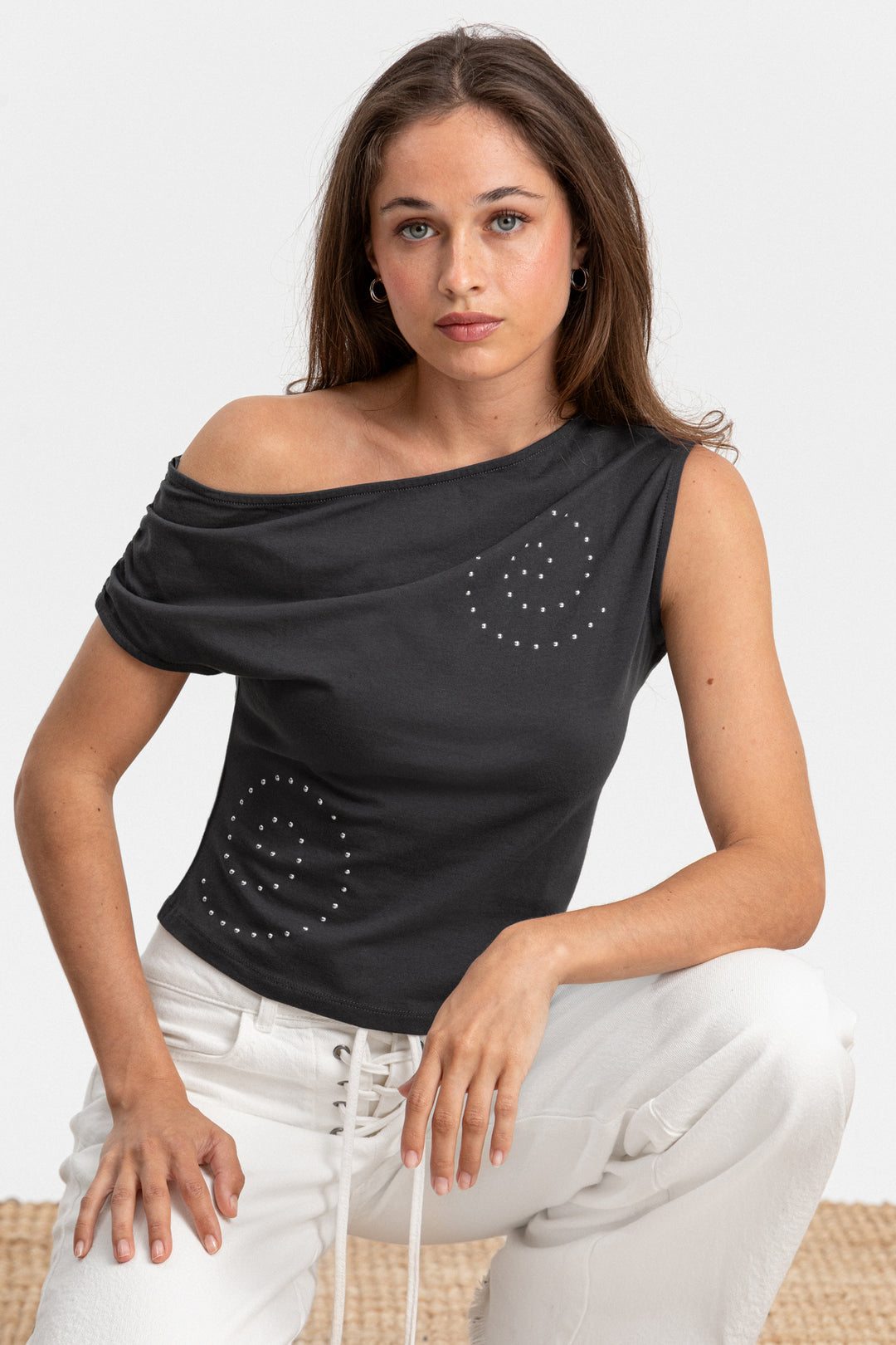 JEANS WIDELEG LAZADA DETALLE CUERDAS