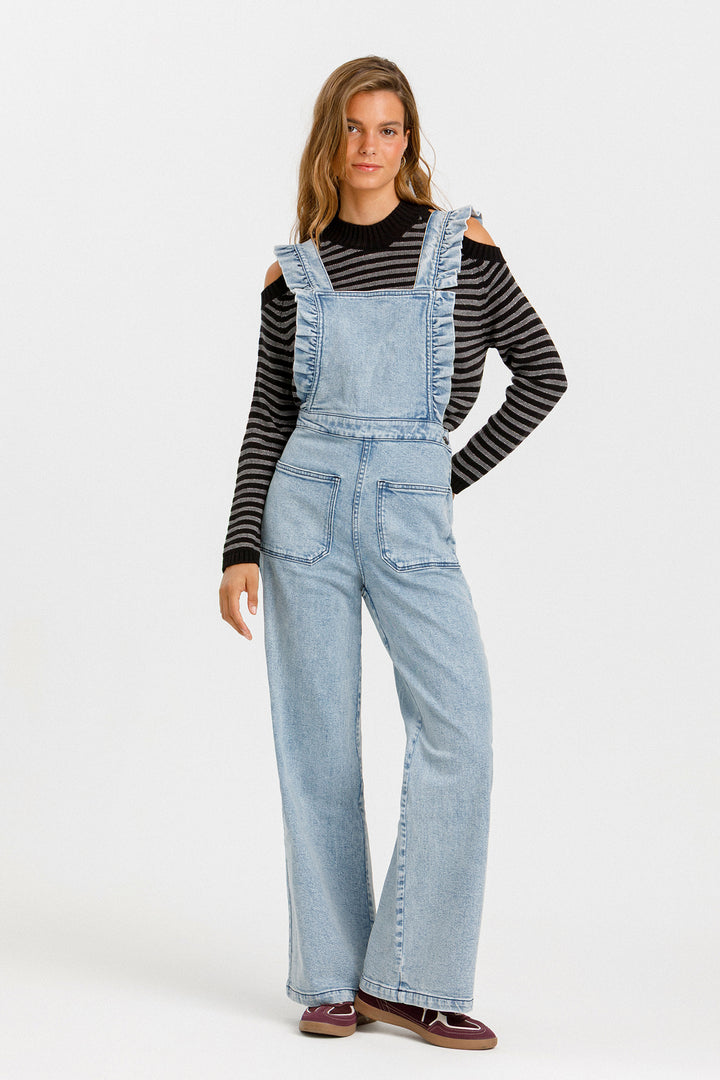 STRIPED SLIT JUMPER