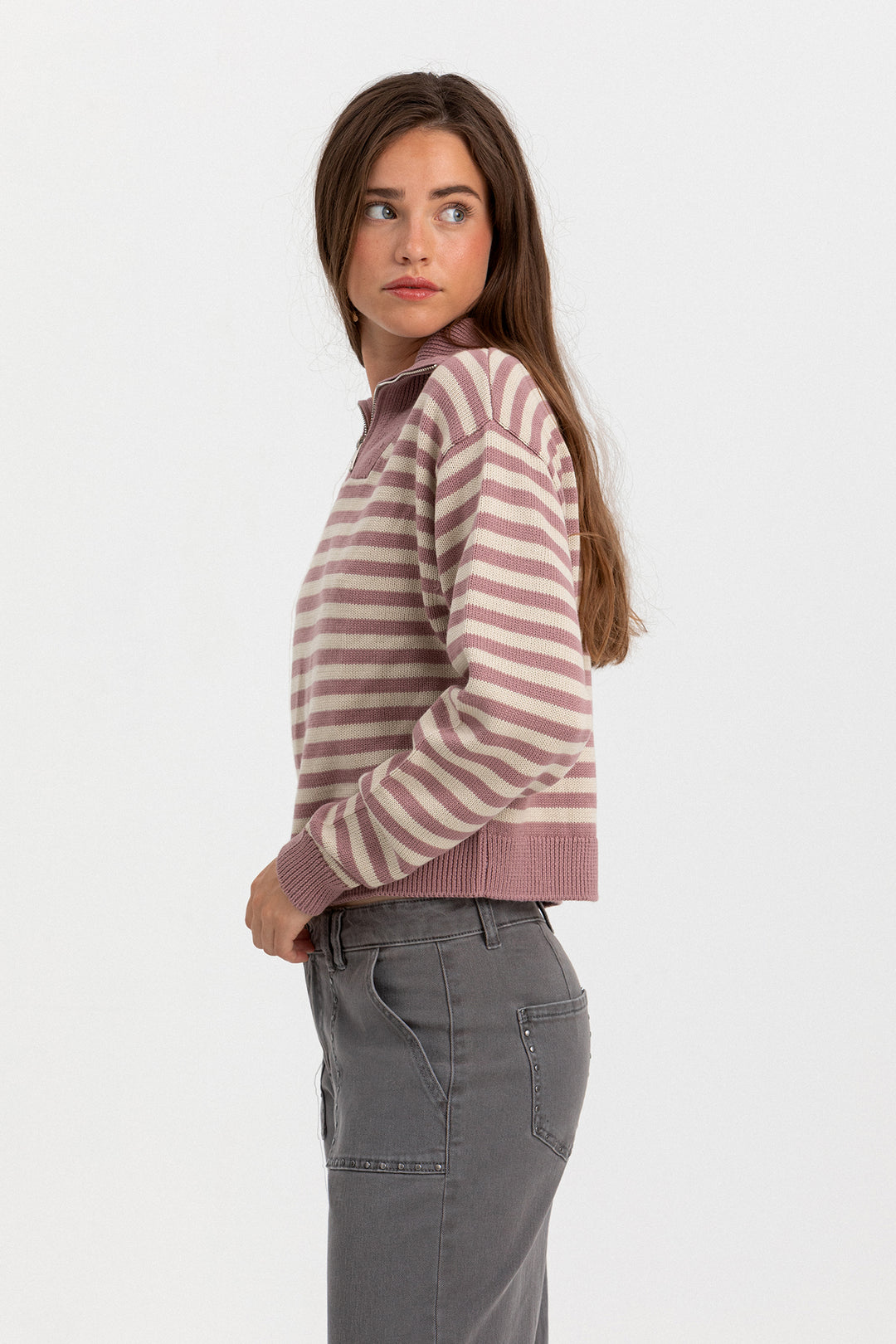 JERSEY CREMALLERA RAYAS