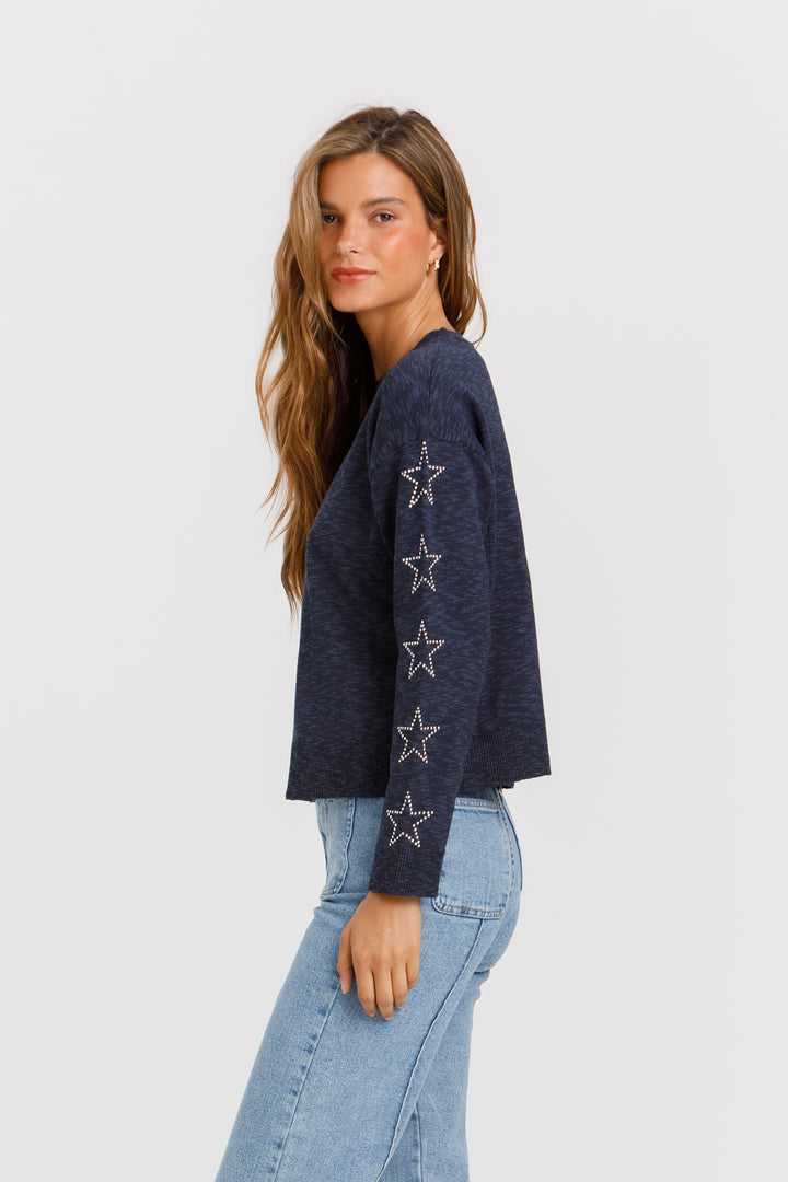 JERSEY STUDDED STARS