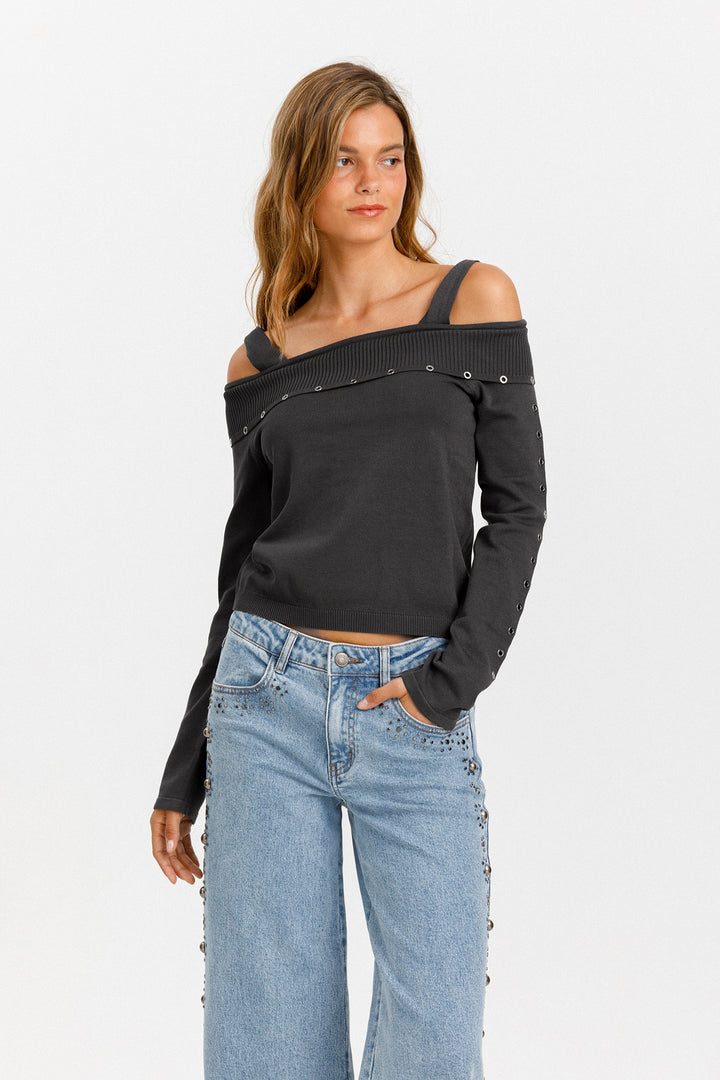 JERSEY TOP EYELETS