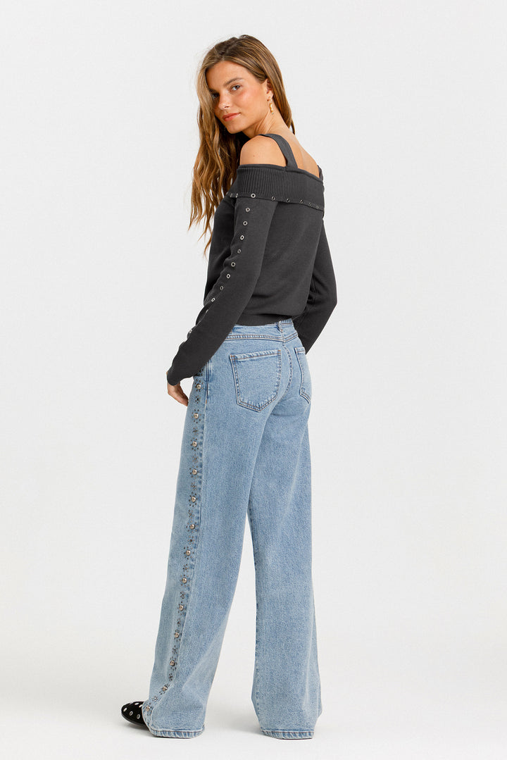 JERSEY TOP EYELETS