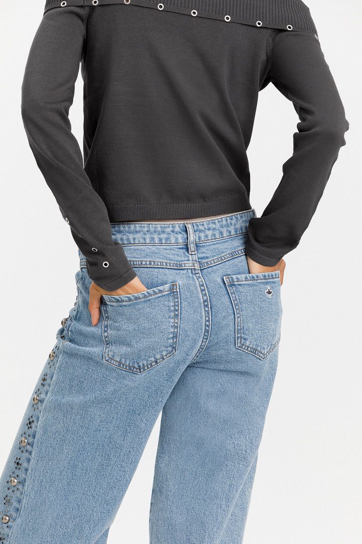 JERSEY TOP EYELETS