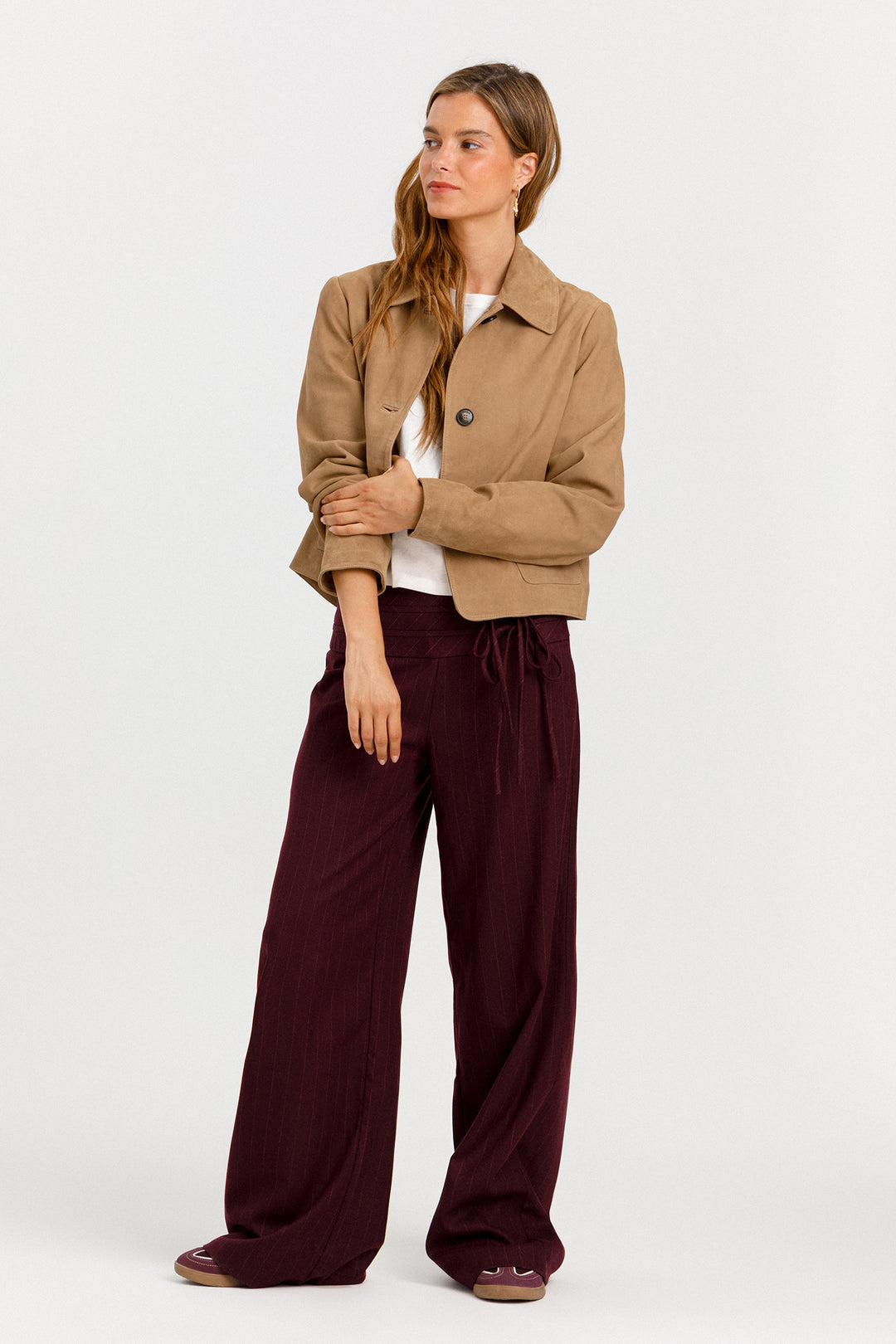 PANTALON ANCHO RAYAS LAZOS