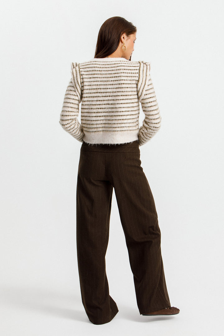 PANTALON ANCHO RAYAS LAZOS