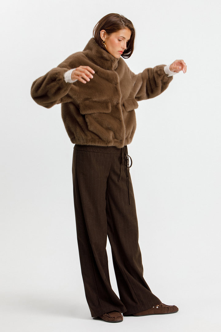 PANTALON ANCHO RAYAS LAZOS