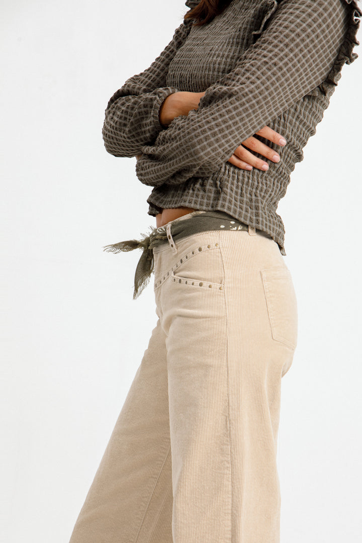 PANTALON PANA CANESU TACHAS