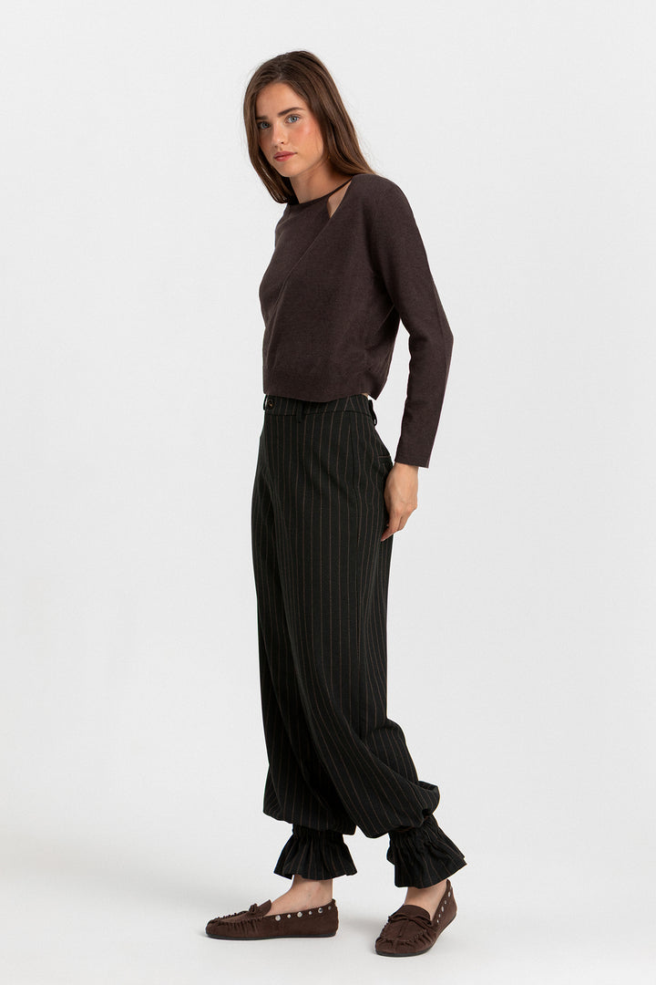 PANTALON RAYAS BOMBACHO