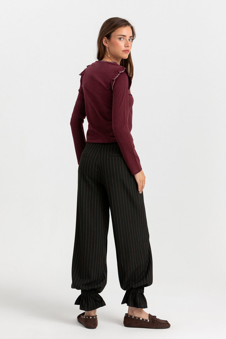 PANTALON RAYAS BOMBACHO