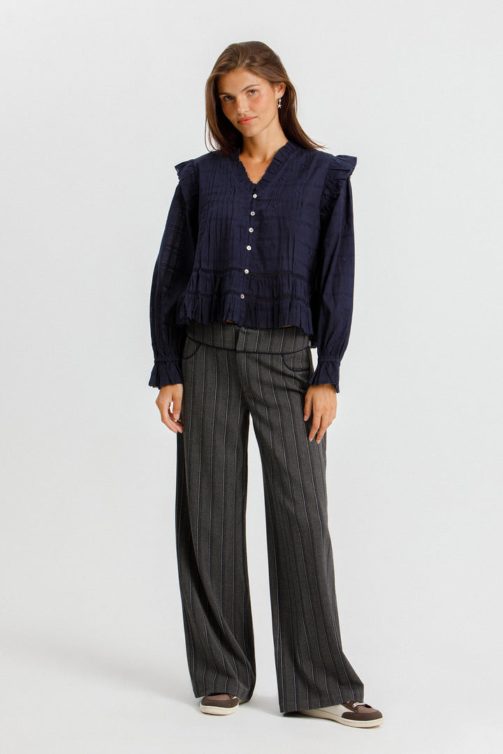 PANTALON RECTO SASTRE RAYAS