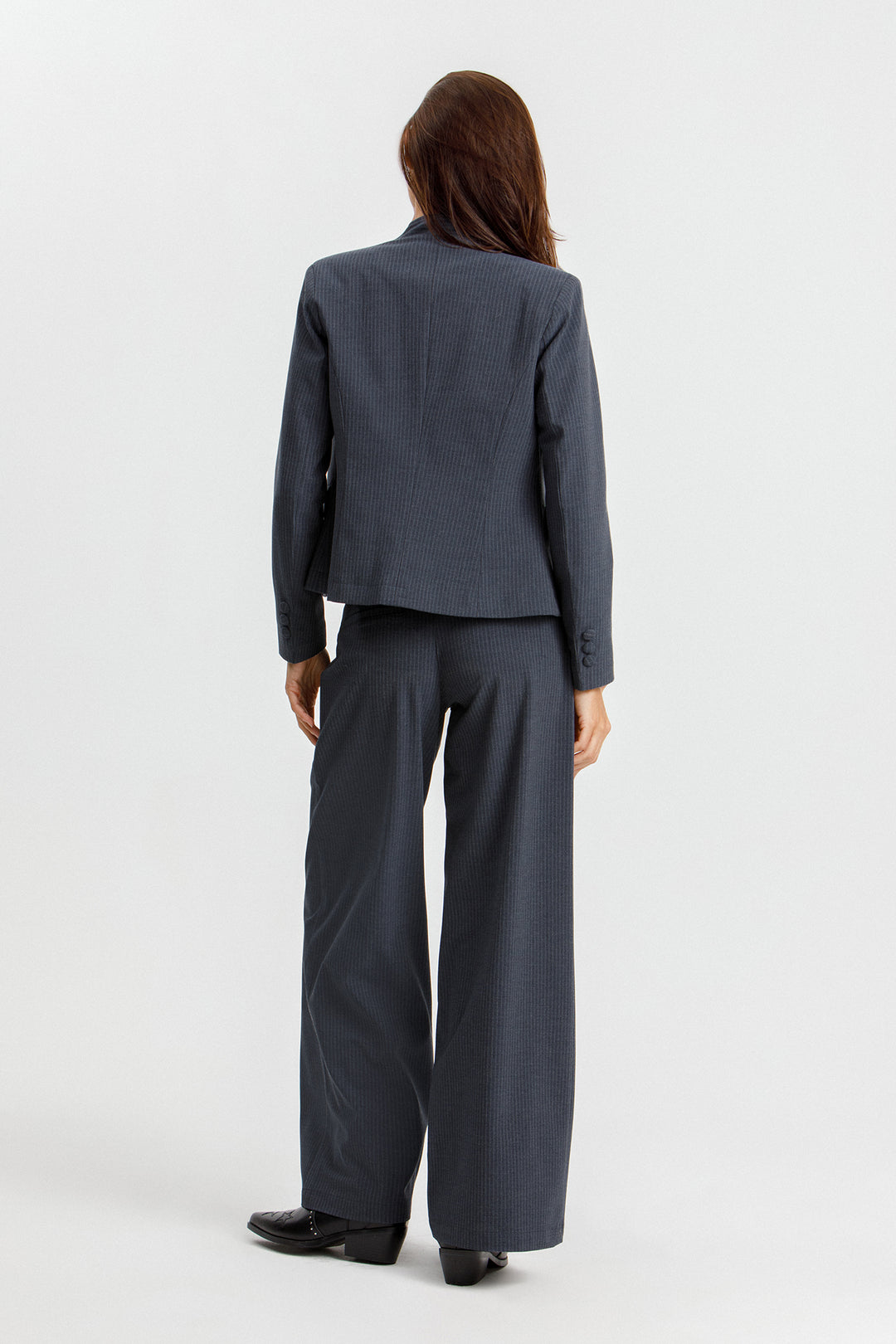 PANTALON TRAJE BOTONES RAYAS