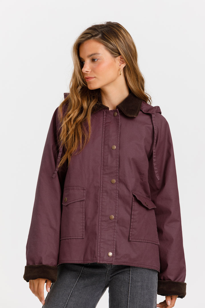 WATERPROOF PARKA WITH HOOD