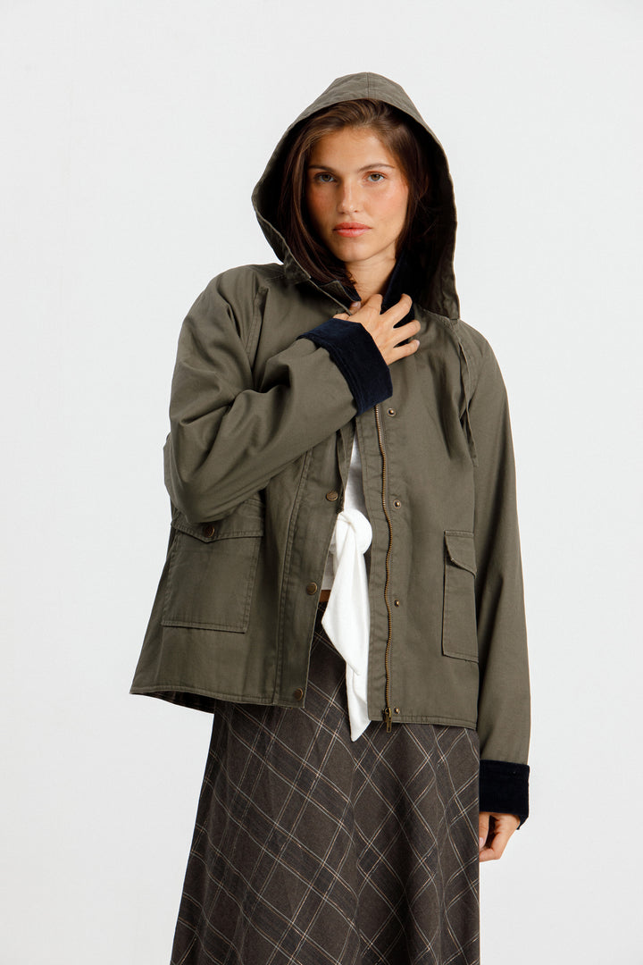 WATERPROOF PARKA WITH HOOD