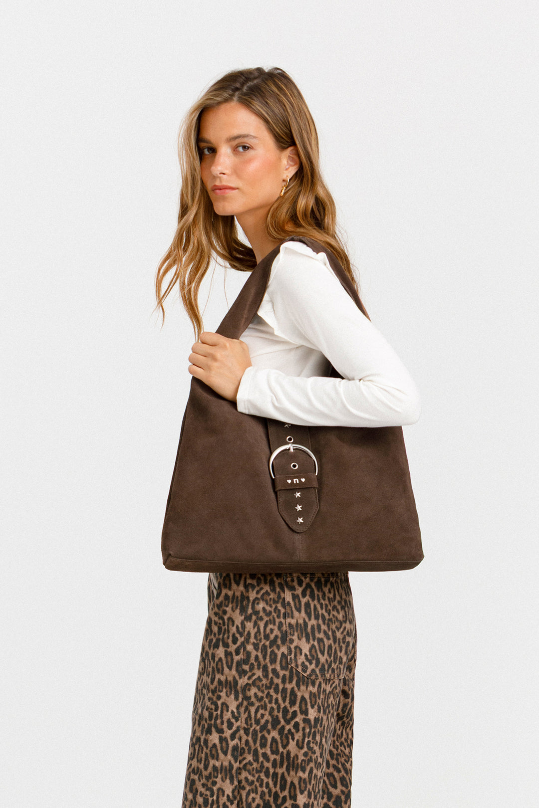 LEOPARD RELAXED FIT DUNGAREES