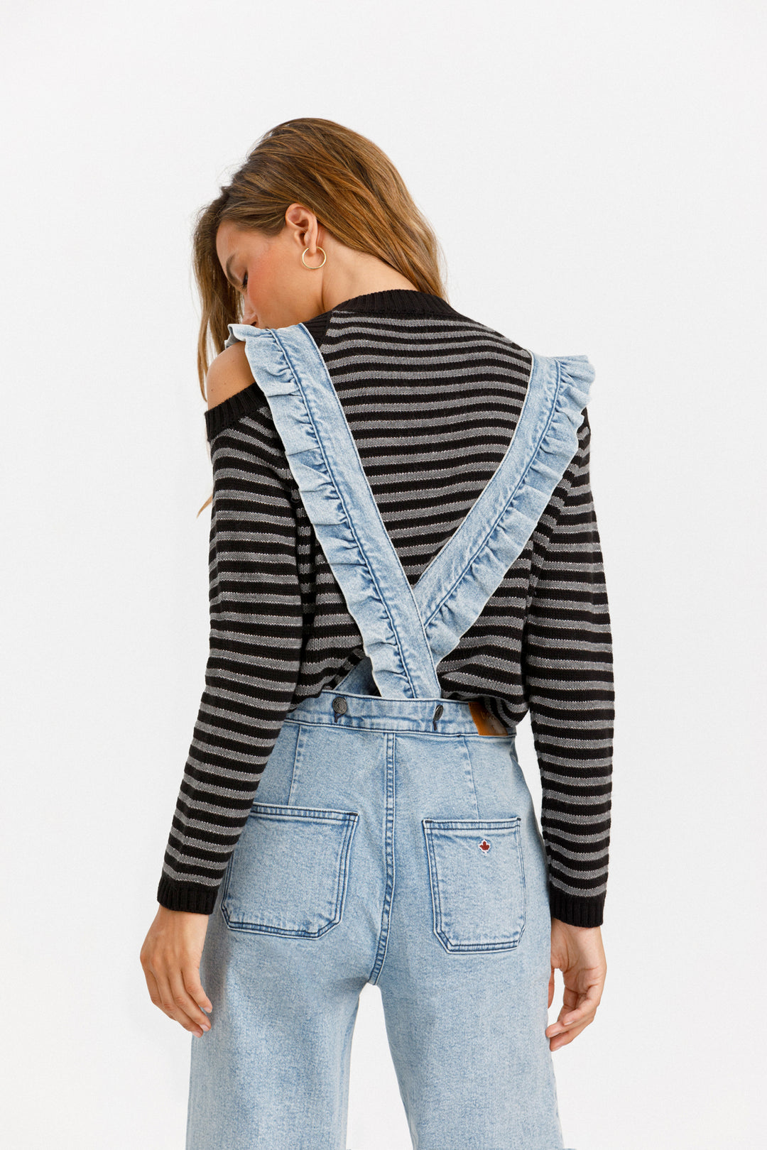PETO VOLANTES DENIM