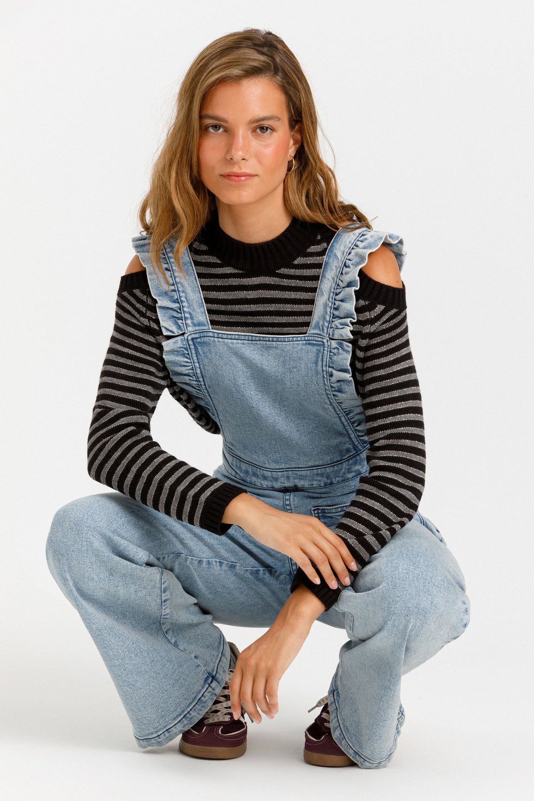 PETO VOLANTES DENIM