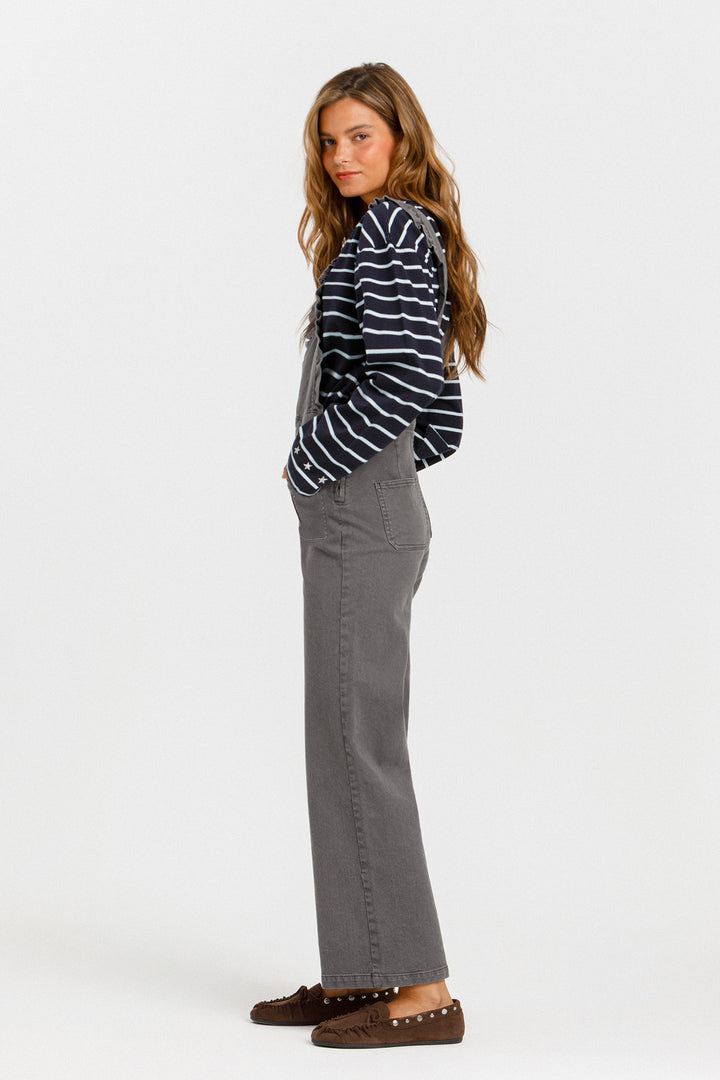 RUFFLED DUNGAREES