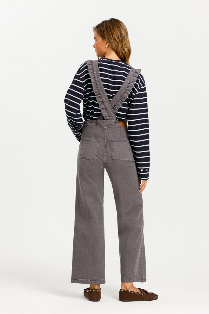 RUFFLED DUNGAREES