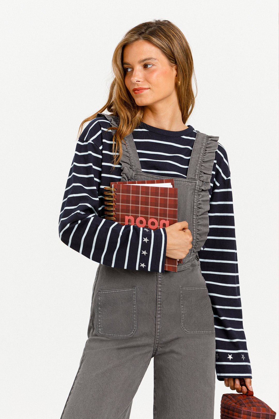 RUFFLED DUNGAREES