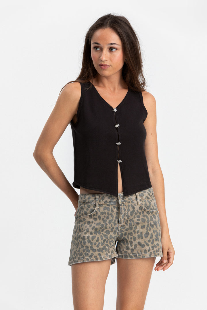 SHORTS LEOPARDO