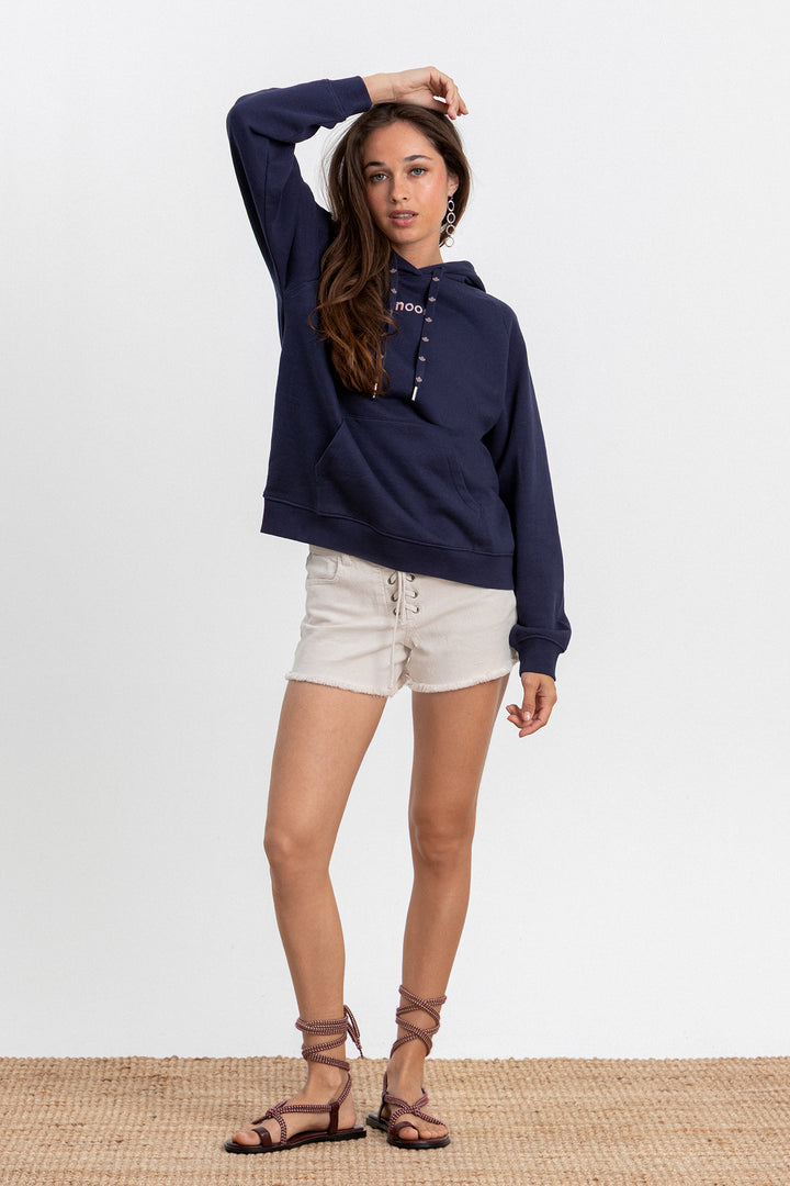SUDADERA CAPUCHA HOJA