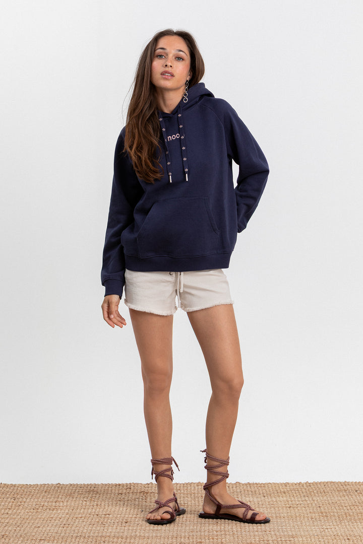 SUDADERA CAPUCHA HOJA