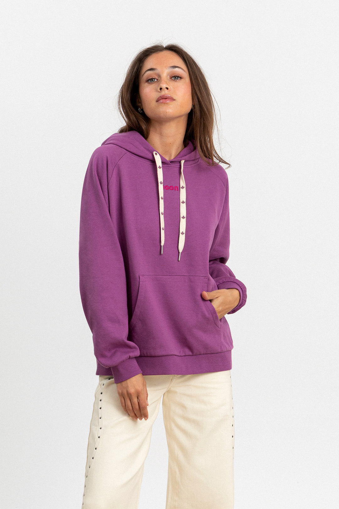 SUDADERA CAPUCHA HOJA
