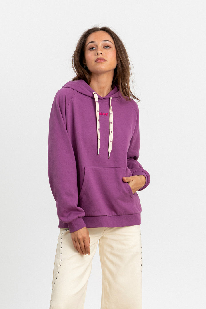 SUDADERA CAPUCHA HOJA