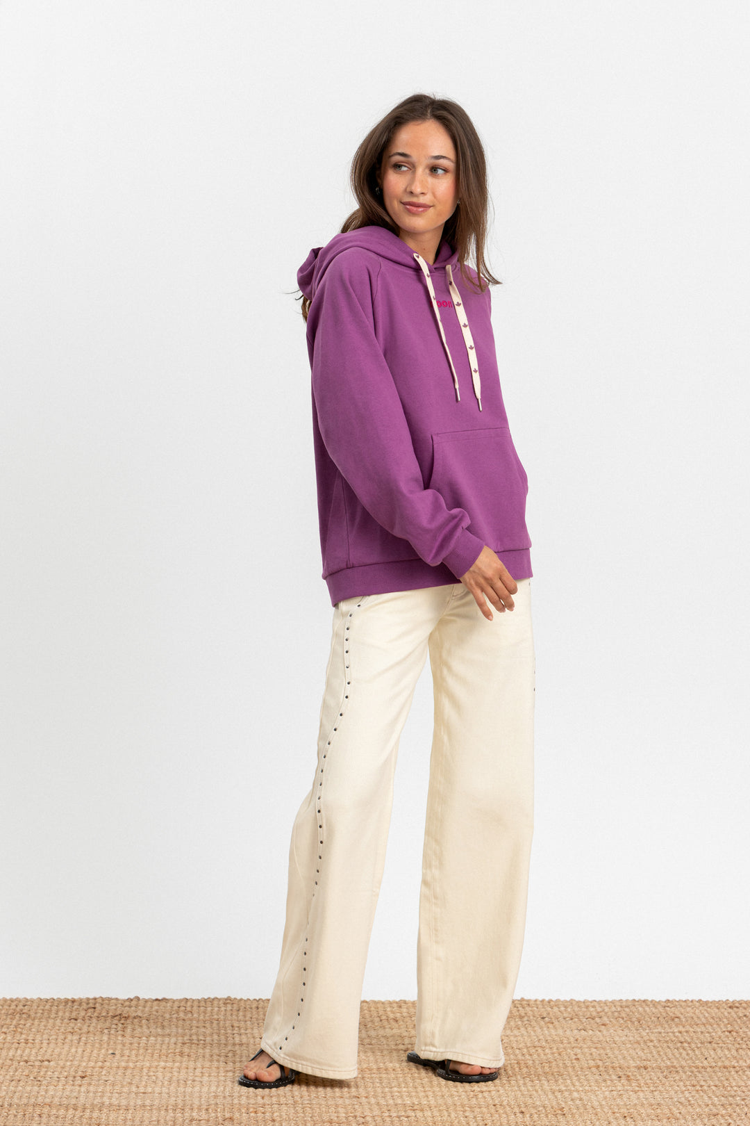 SUDADERA CAPUCHA HOJA