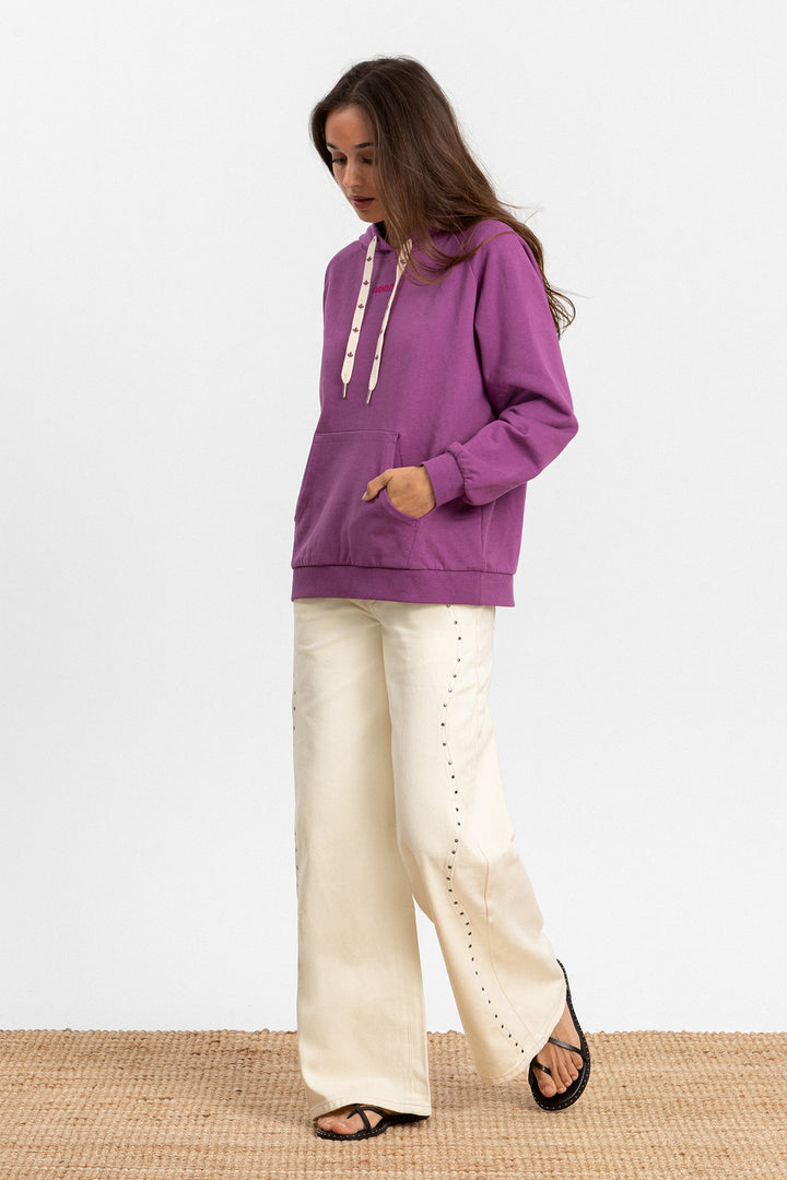 SUDADERA CAPUCHA HOJA