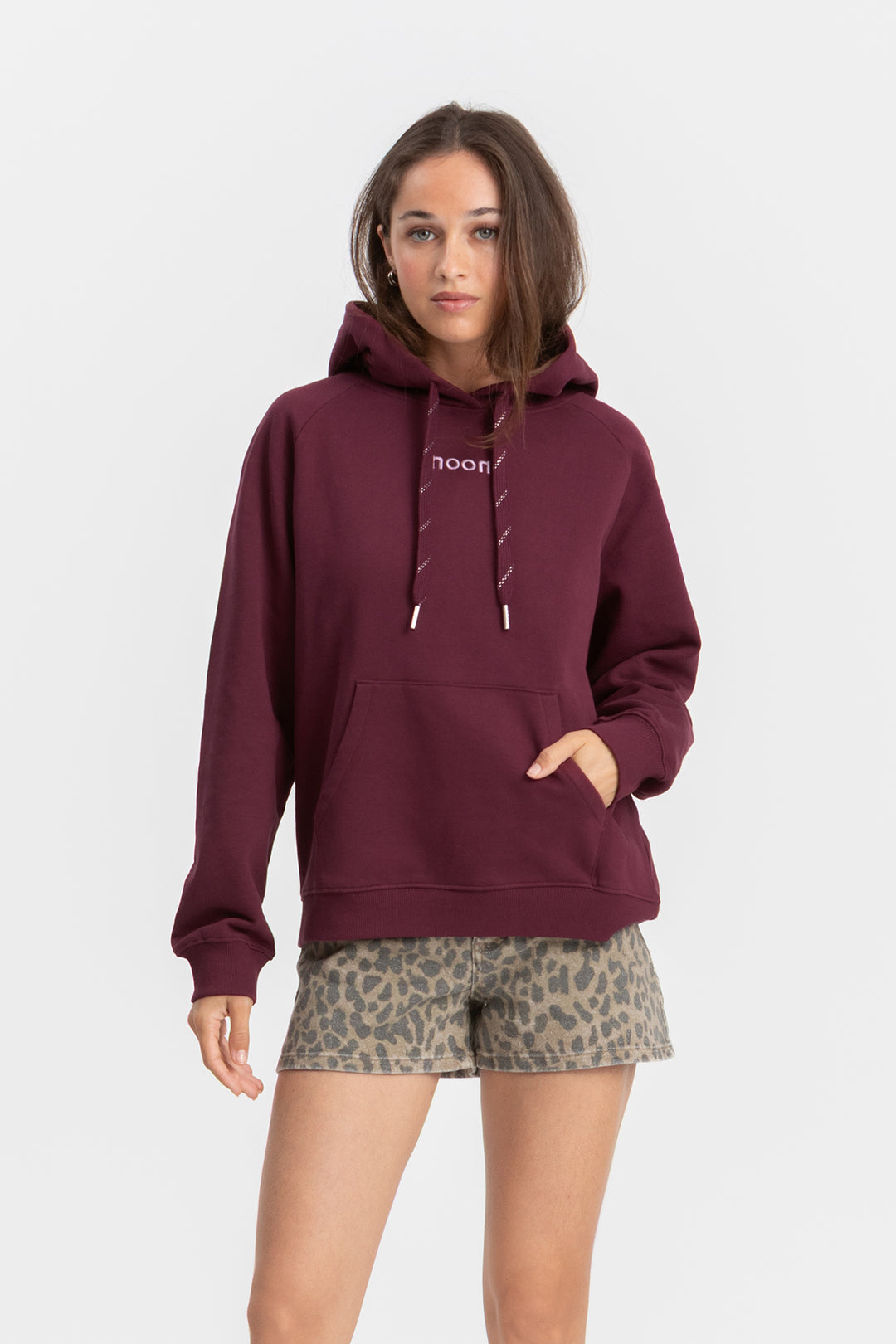 SUDADERA CAPUCHA HOJA