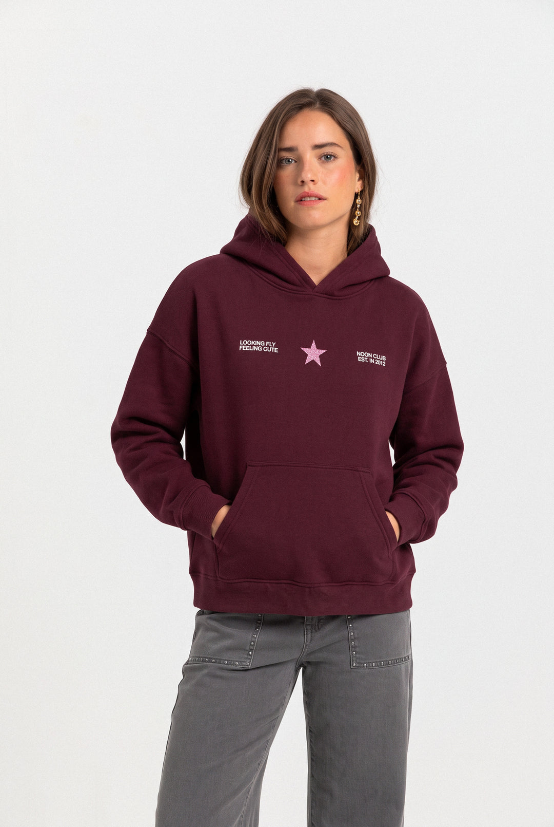 SUDADERA CAPUCHA LOGO ESTRELLA