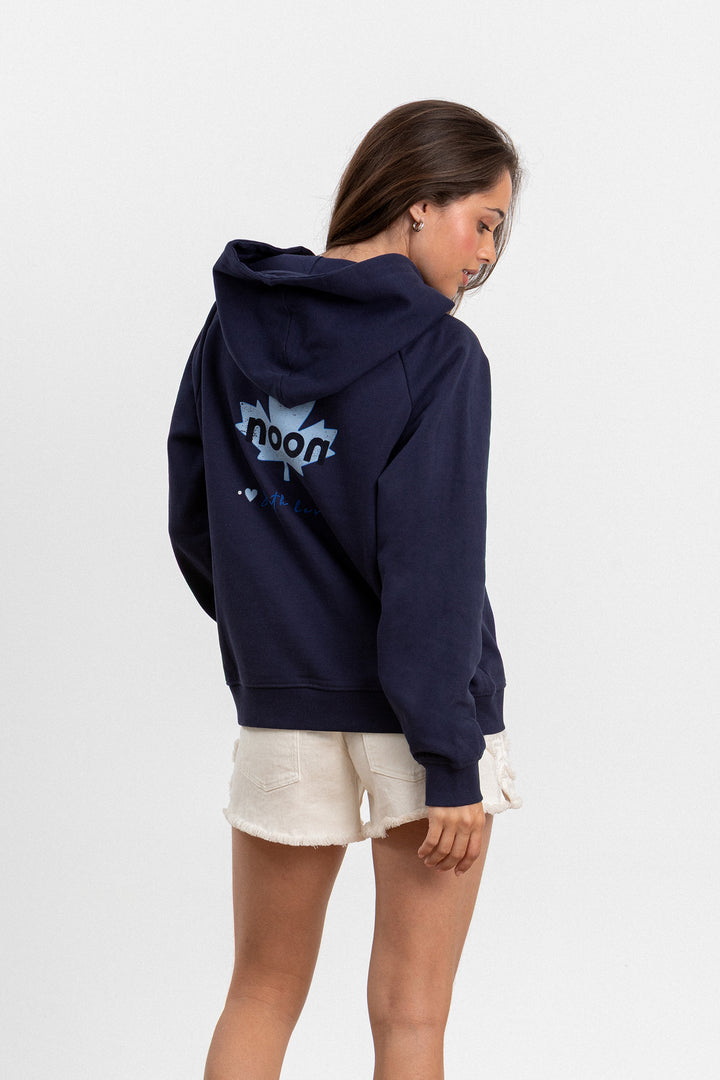 SUDADERA CAPUCHA PRINT DESGASTE