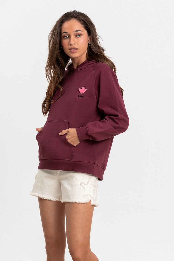SUDADERA CAPUCHA PRINT DESGASTE
