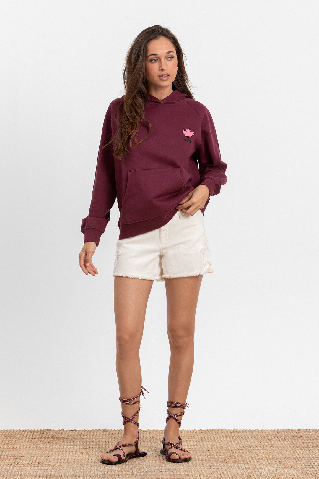 SUDADERA CAPUCHA PRINT DESGASTE