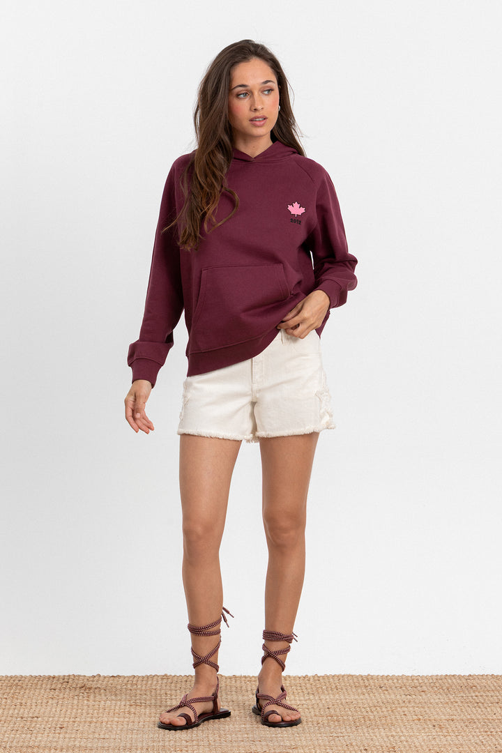 SUDADERA CAPUCHA PRINT DESGASTE