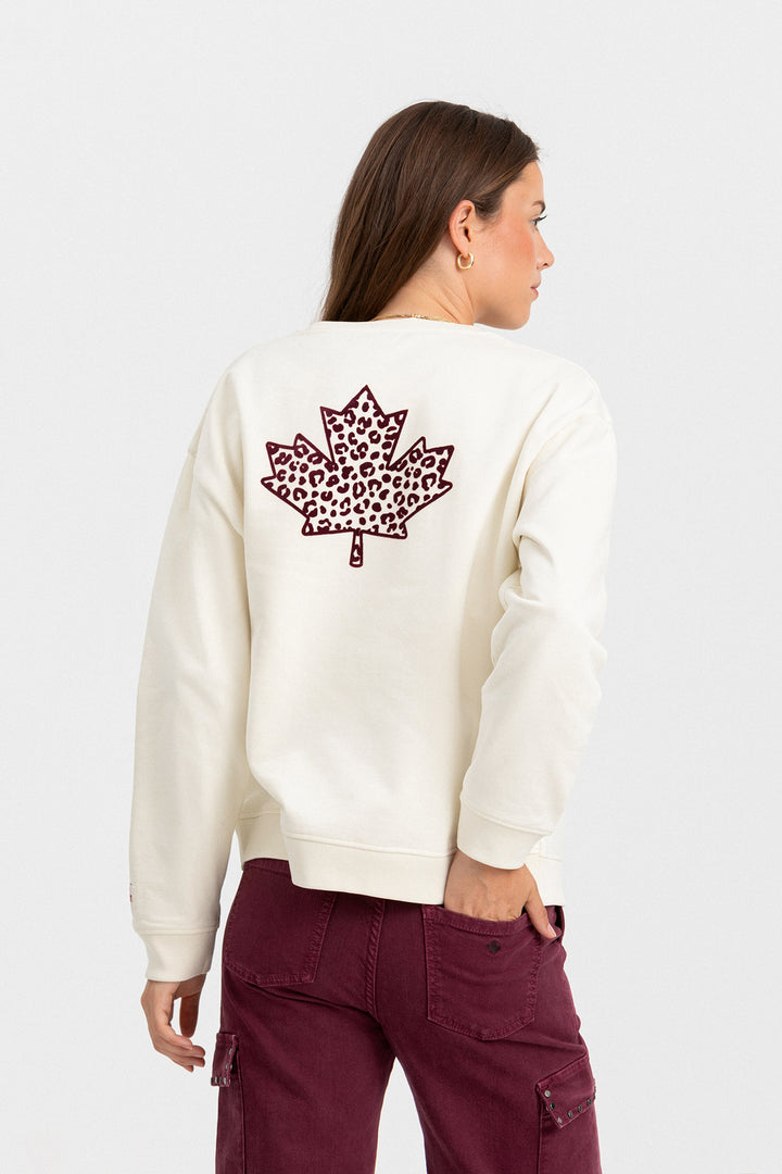 SUDADERA FLOCK LEOPARDO