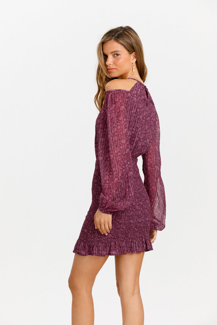 VESTIDO MINI FRUNCIDO