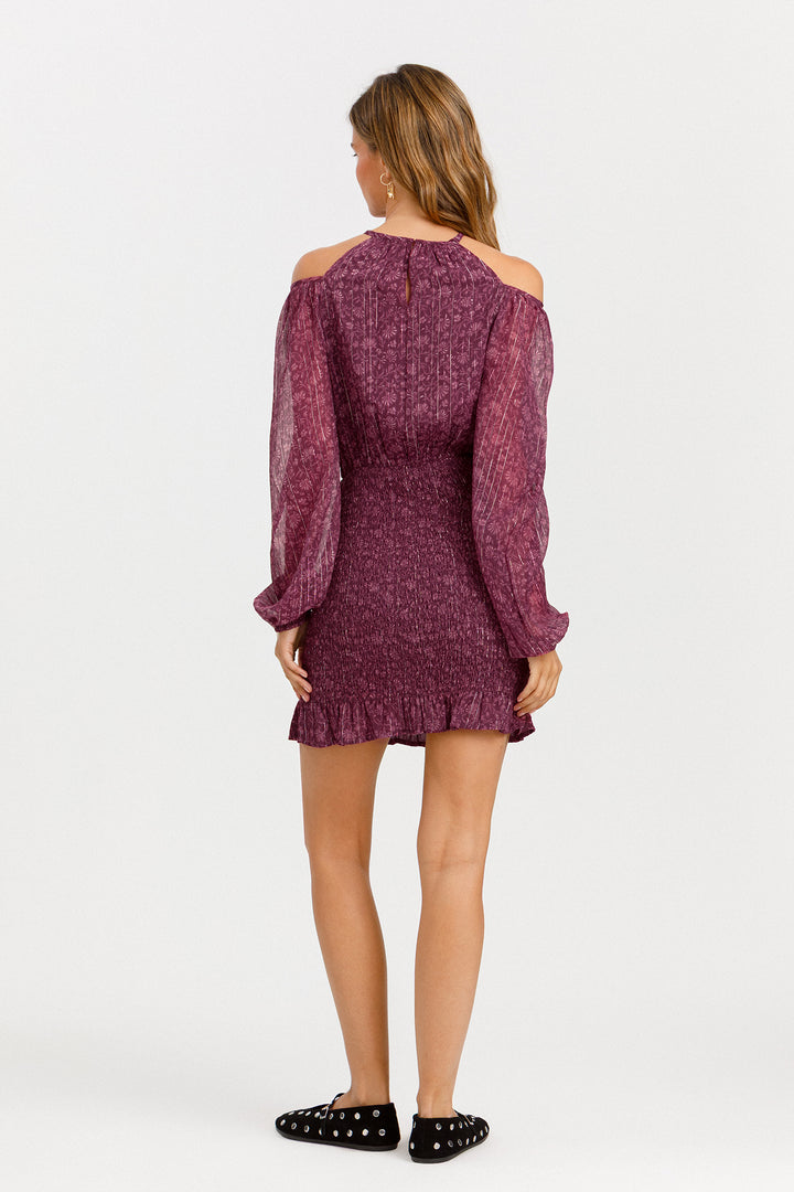 VESTIDO MINI FRUNCIDO