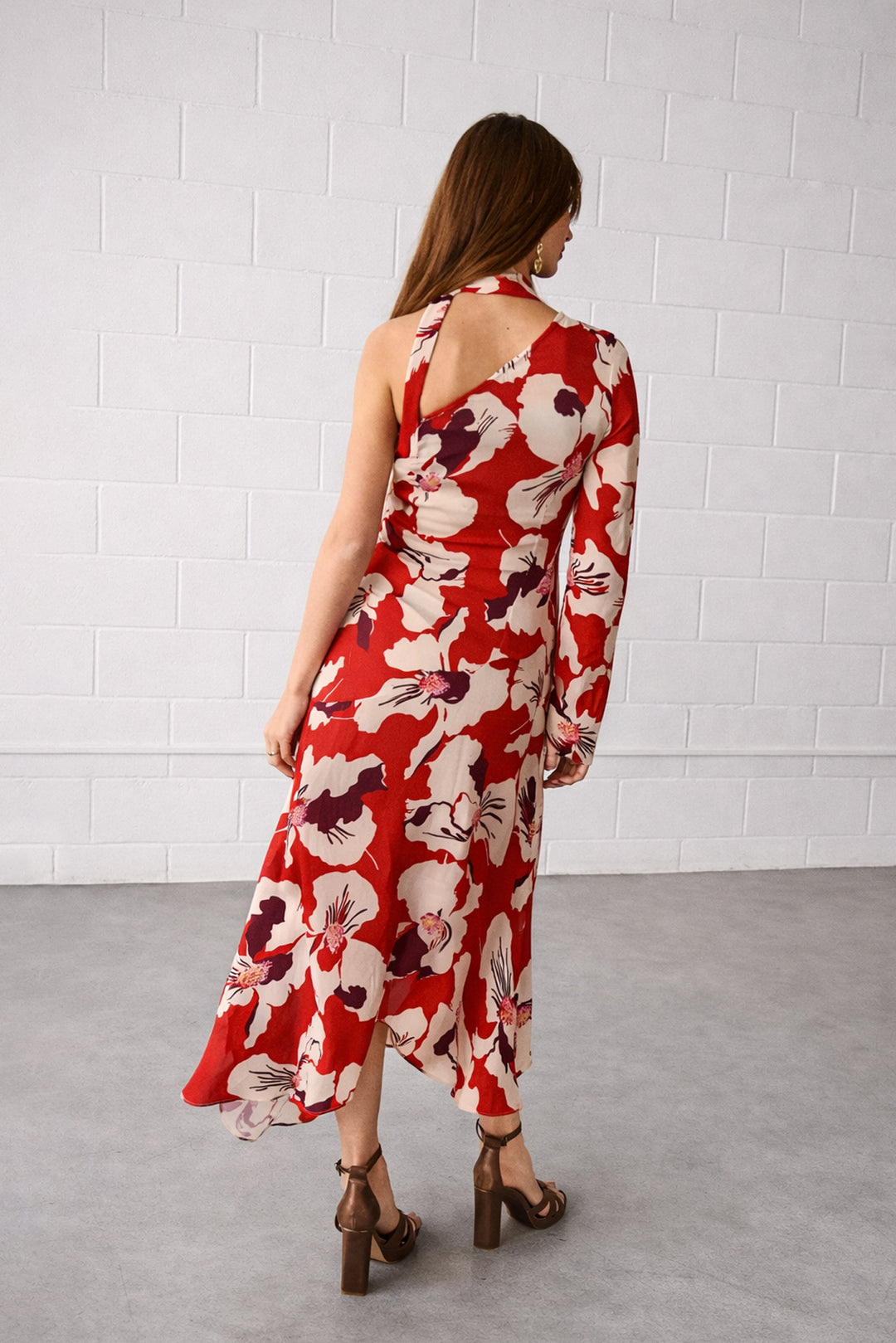 ARIEL ASYMMETRICAL MIDI DRESS | Printed Maxi Dress | Noon Spain ARIEL ASYMMETRICAL MIDI DRESS | Printed Maxi Dress | Noon Spain