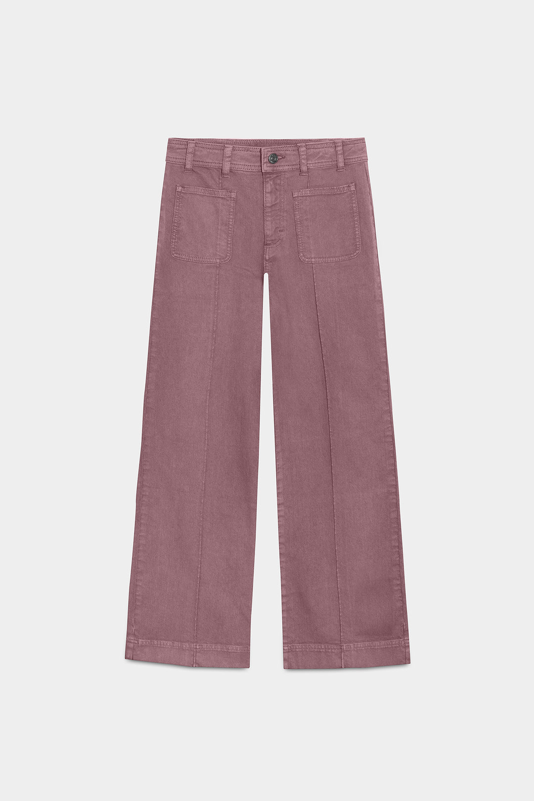 CALÇAS DE ganga CULOTTE BÁSICA COM COSTURAS