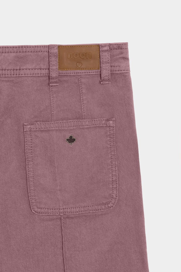 CALÇAS DE ganga CULOTTE BÁSICA COM COSTURAS