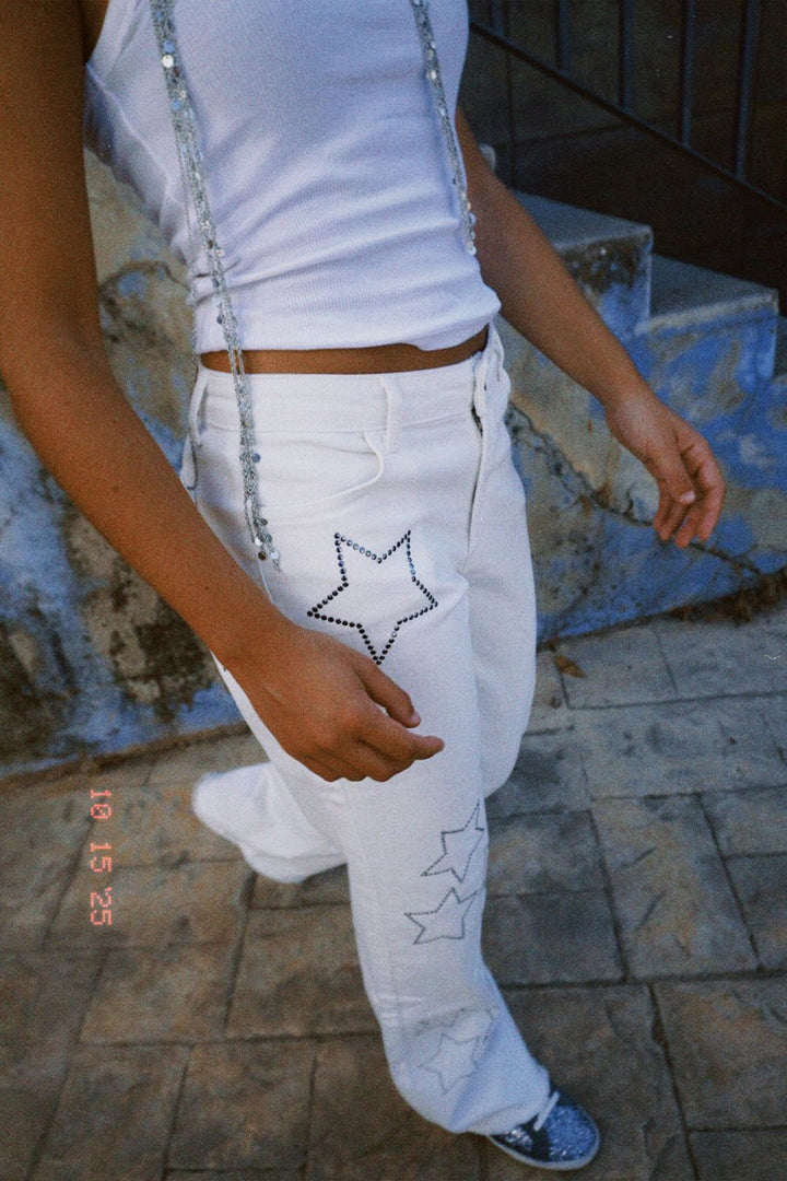 JEANS ESTRELLAS TACHAS