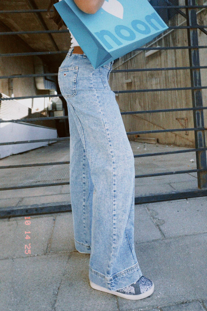 JEANS BASIC COSTURAS DENIM