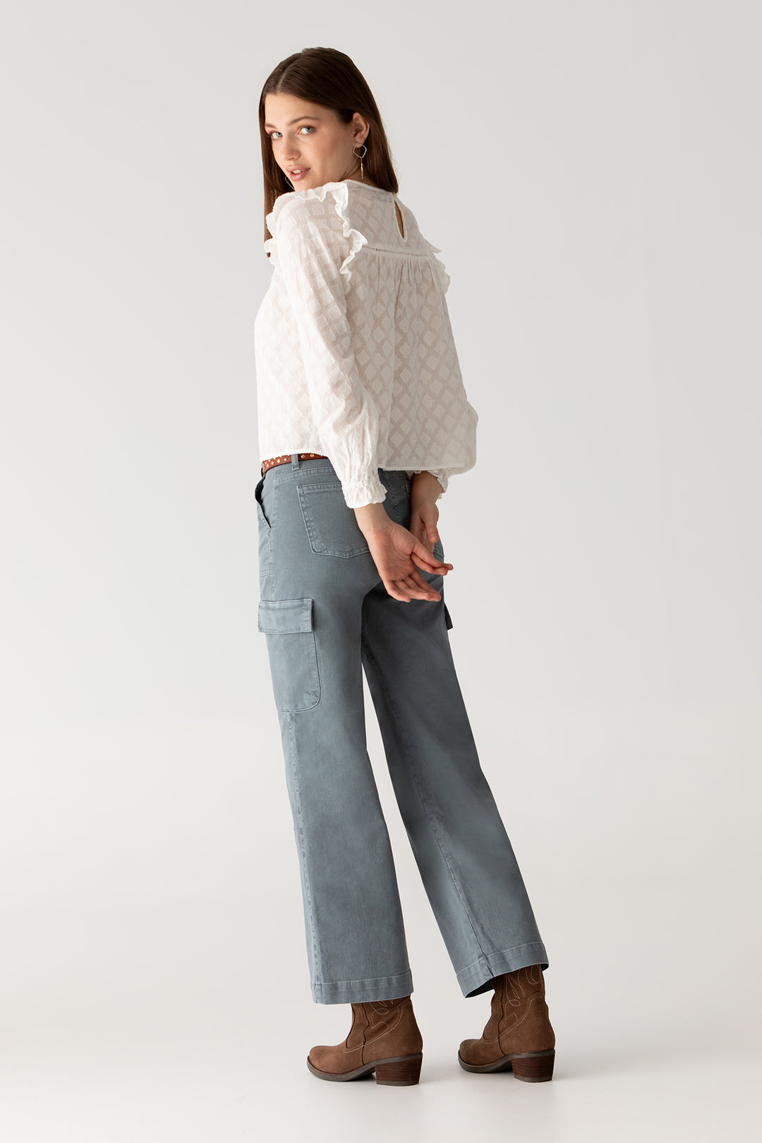 CARGO CULOTTE JEANS