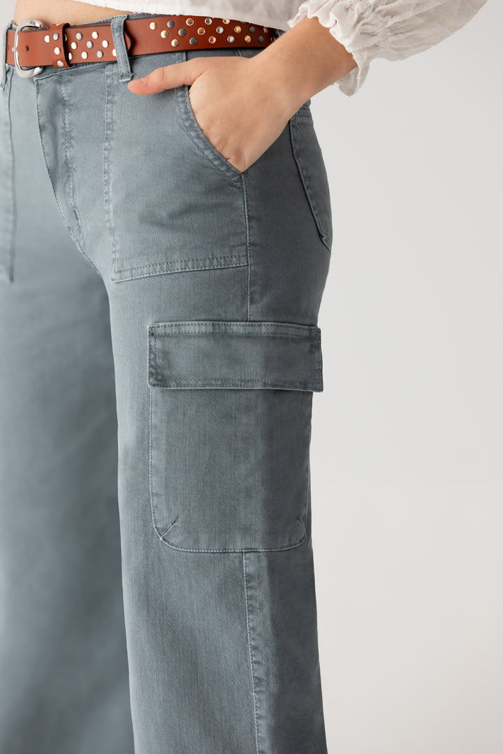 CARGO CULOTTE JEANS